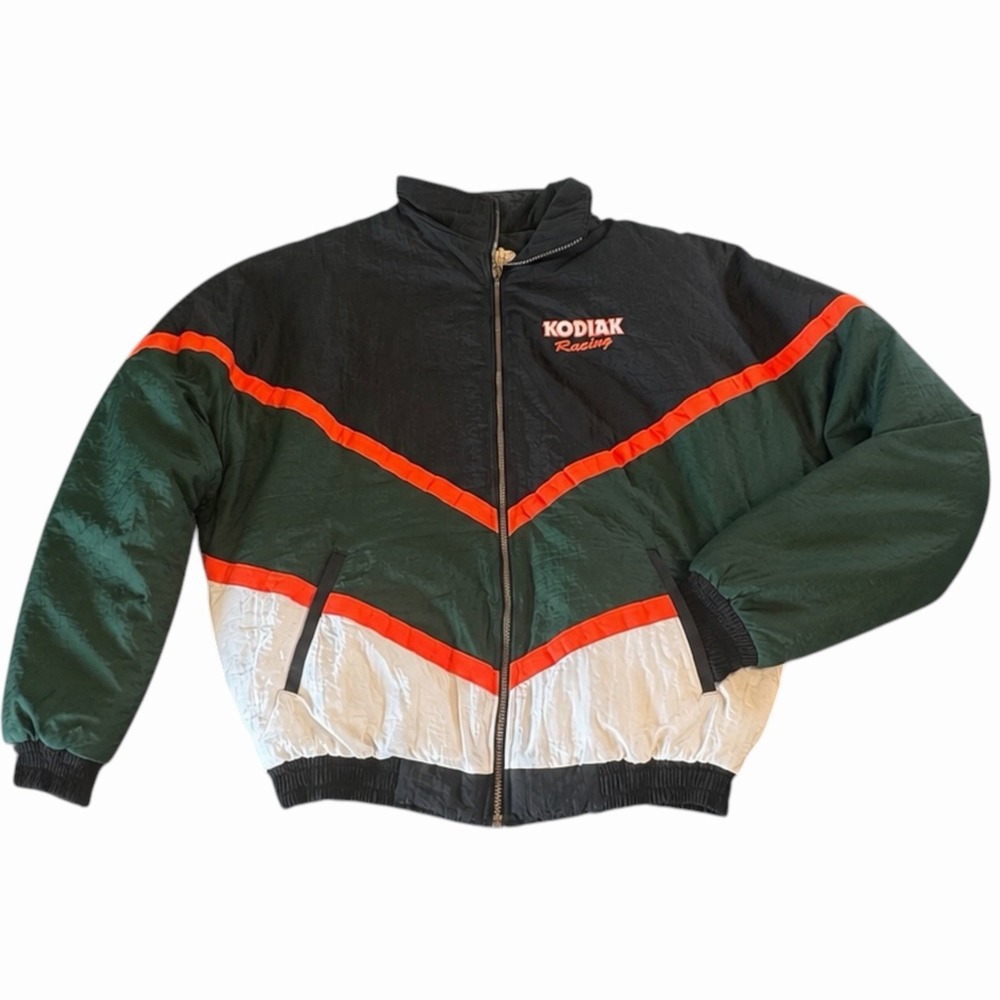 RARE Vintage NASCAR Ricky Craven Jacket Size Large Kodiak Racing‎